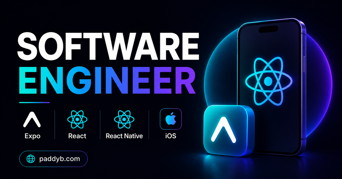 Mobile product engineering with Expo, React Native, and iOS